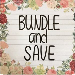 Bundle and buy 3 or more and get 10% discount!